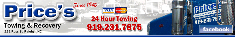Local Towing & Wrecker Service Raleigh, NC Wake County - Prices Towing Service